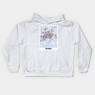 Daegu - South Korean MilkTea City Map Kids Hoodie